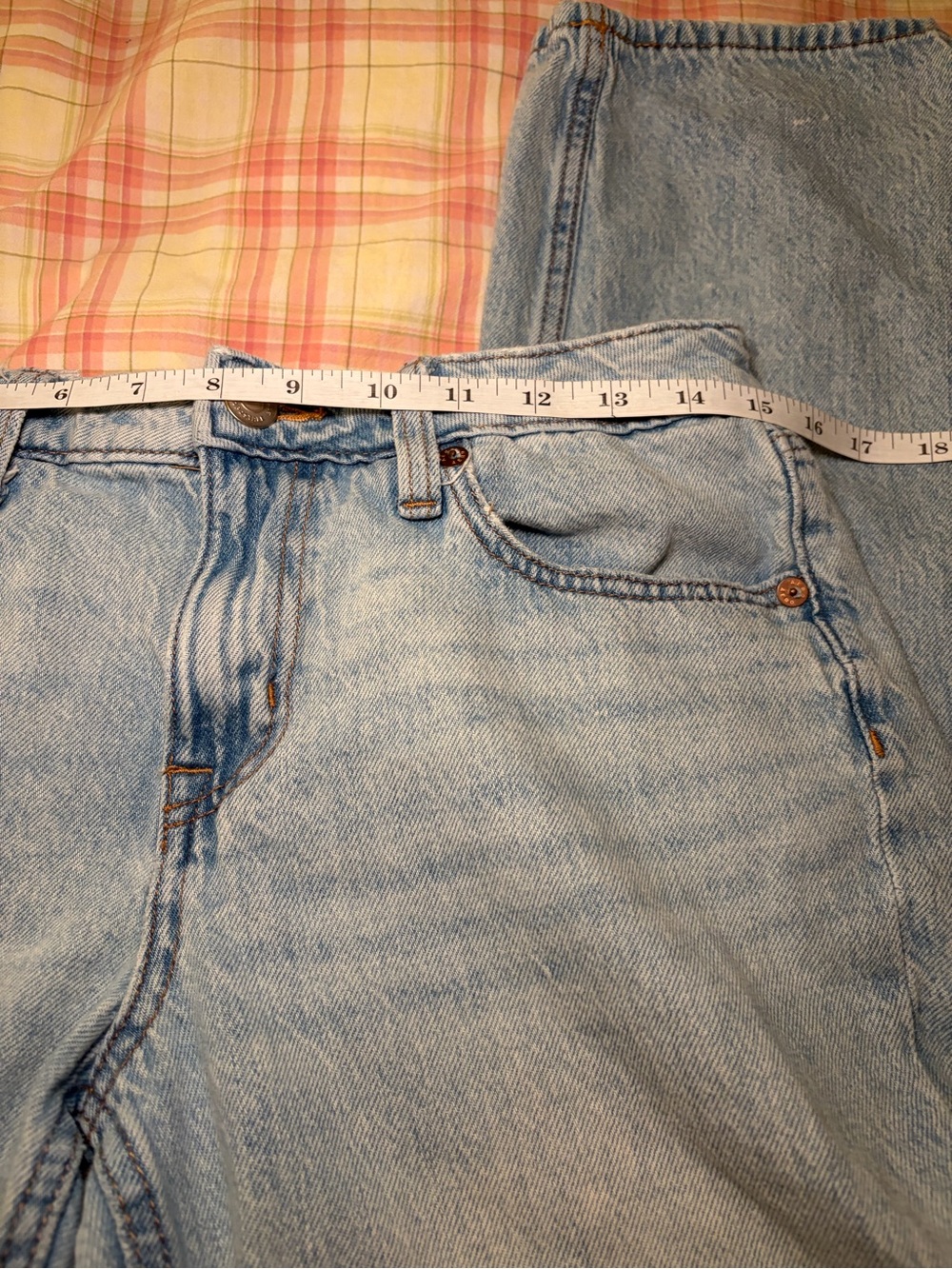 Aeropostale Low Rise Baggy Blue Jeans - Picture 3 of 6